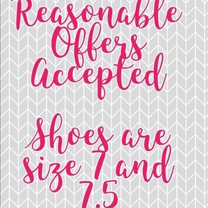 Reasonable Offers Accepted